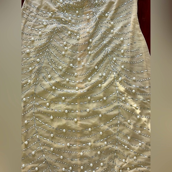 NWOT Rhinestone Mini Dress Mesh See Through Zip Up Sleeveless Backless Dress - Picture 11 of 14